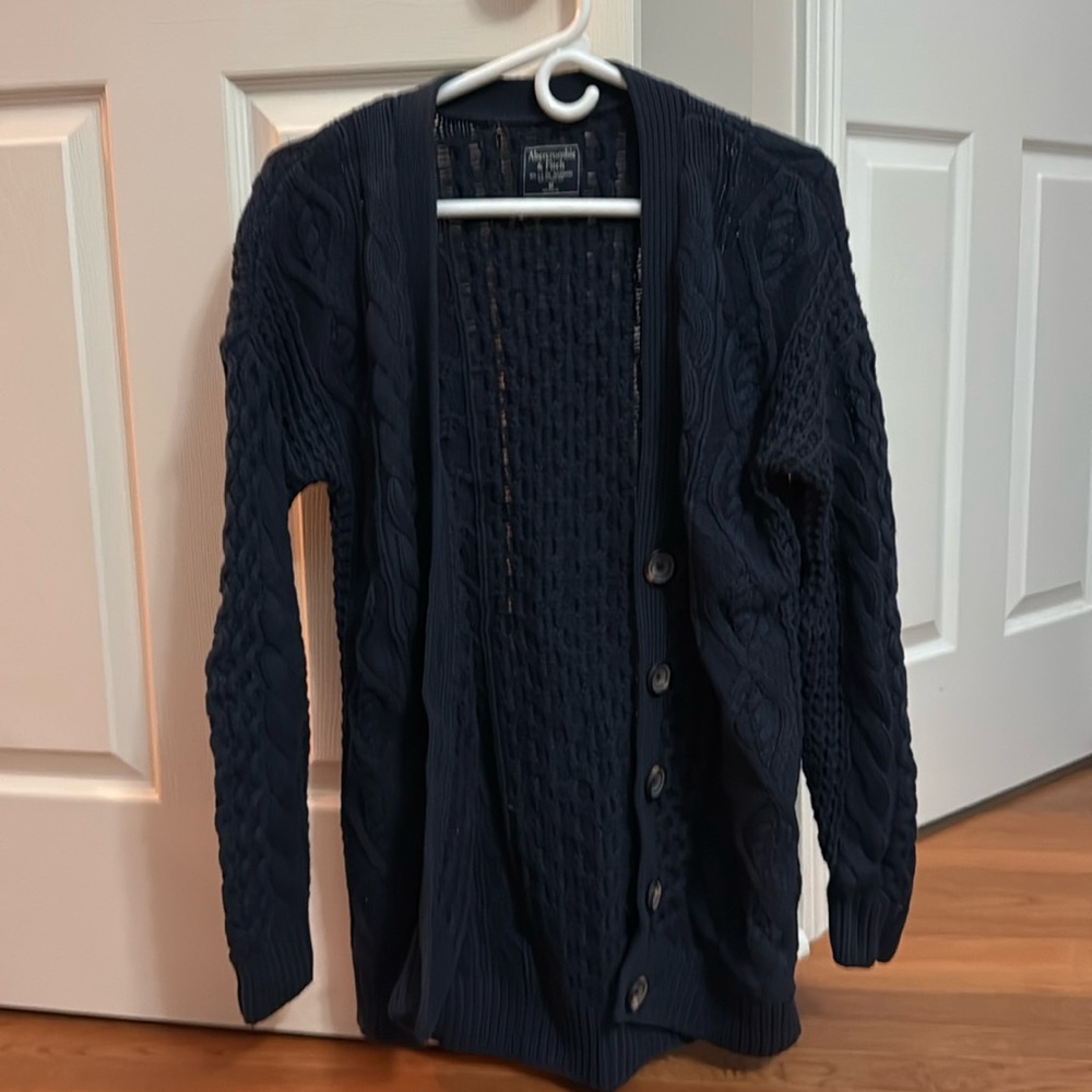 Like new navy cardigan sweater